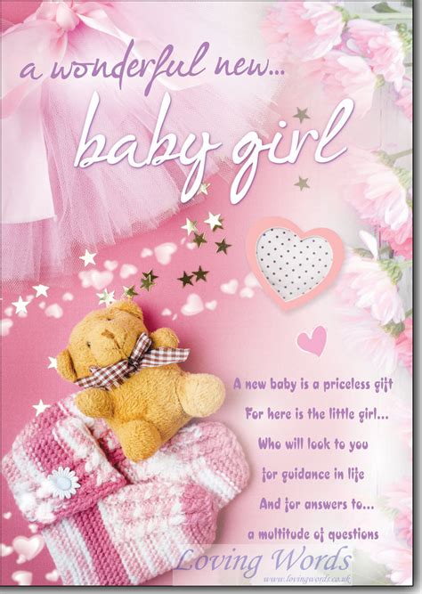 greeting card for a baby girl about being smart|baby girl greetings card messages.